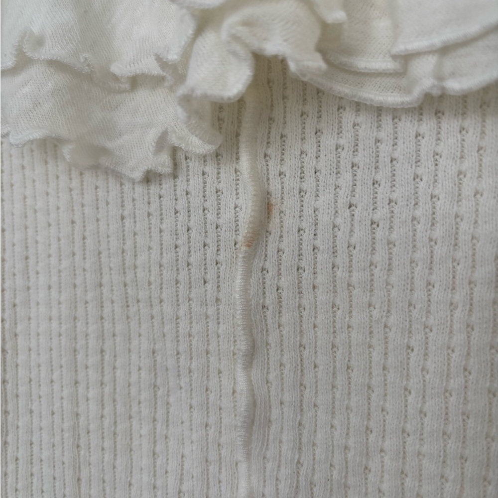 Free People Ruffle Collar Top - Picture 4 of 5